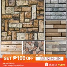 But first, let's see how the real deal is. 1pc 3d Tile Wall Sticker Pvc Fake Brick Wall Decal Self Adhesive Home Decor Shopee Philippines