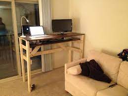 Take workspace ergonomics seriously and create a standing work area at least in your home office. Standing Desk Diy Google Search Diy Standing Desk Standing Desk Best Standing Desk
