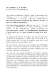 Theo schmichs kurzgeschichte eignet sich dafür ganz besonders. Liste Der Interpretationen Germanistik Deutsch