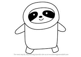How to draw a sloth easy cute. Learn How To Draw A Sloth For Kids Animals For Kids Step By Step Drawing Tutorials