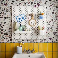 Bring Order In Your Bathroom With Skadis Pegboard Available In Three Sizes With Accessories That Create A Ikea Decoration Salle De Bain Meuble Salle De Bain