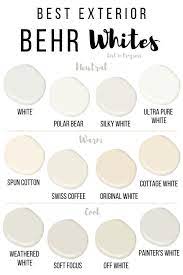 Best Behr White Paint Colors For Exteriors Behr Paint Colors White Paint Colors Off White Paint Colors
