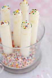 Boozy Birthday Cake Shots Recipe Yummy Drinks Birthday Cake Shots Food