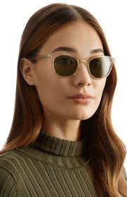 Oliver Sheldrake Sun Sunglasses in Washed Jade