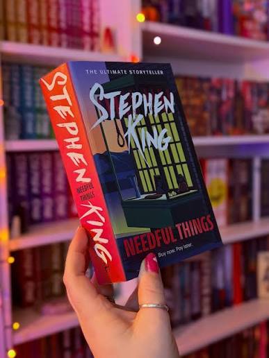 Needful Things - Stephen King CAVEAT EMPTOR- Let the buyer beware When a  new shop opens in Castle Rock, the whole town is a flutter. Who is the  mysterious shop keeper