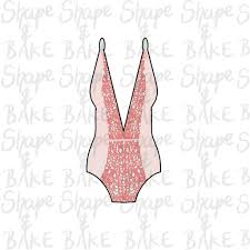 The v neck shaped lingerie cutter is the perfect, unique addition to your wedding collection. Deep V Neck Lingerie Cookie Cutter Shape And Bake