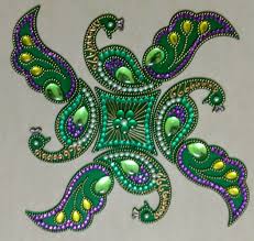 Pin On Acrylic Rangoli