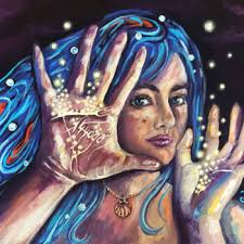 Goddess Saraswati Swan Dream, Painting by Jessica Shilling