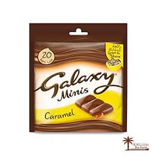 Galaxy Minis Caramel, 252gms (pack Of 20pcs) Imported Chocolate