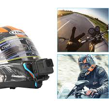 Motorcycle Full Face Helmet Chin Mount For Gopro Hero 6 5 4 3 Sjcam Xiaomi Yi Pov Action Camera Sports Camcorder Cases Aliexpress