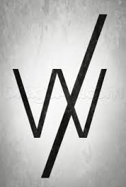 Black And White Lightning Bolt Symbol Copy And Paste How To Draw Sleeping With Sirens Logo Well Draw A W With A Slash Over It Done Sleeping With Sirens Logo Sleeping With Sirens Sirens