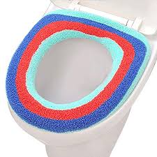 Toilet seat cover set includes everythingtoilet seat cover set includes everything you need to promote sanitary conditions and prevent direct contact with toilets. Guojanfon Bathroom Soft Thicker Warmer Stretchable Washable Cloth Toilet Seat Cover Pads Seat Cover 3pcs Rainbow Colors Buy Online In Antigua And Barbuda At Antigua Desertcart Com Productid 91532485