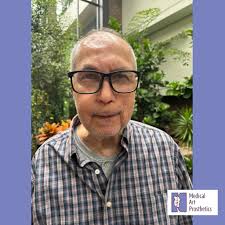 Another nasal prosthesis and another happy patient! Nasal prostheses can be  life changing when it comes to quality of life and feeling like oneself  again. #nasalprosthesis #prostheticnose #facialprosthetics #anaplastology  #maxillofacialprosthetics