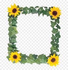 Free Free 109 Clipart Sunflower Png Transparent SVG PNG EPS DXF File