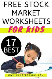17 Stock Market Worksheets Pdfs Plus Stock Market Lessons