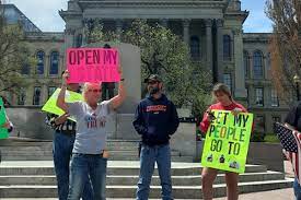 A southern illinois judge on monday blocked governor j.b. Protesters In Springfield Demand End To Stay At Home Order Chicago Sun Times