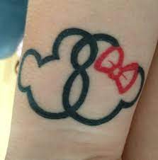 We discovered the best designs of this couple. 21 Beautiful Minnie Mouse Tattoos