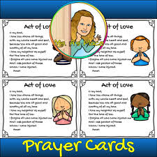 Act of Love Prayer Card