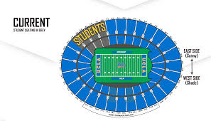 rose bowl student seating survey