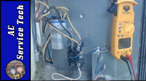 How to wire a 4 wire ac condenser fan motor. Problem The Air Conditioner Outdoor Unit Will Not Come On Nothing Happens