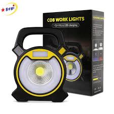 China 5w 2400lumens Camping Lantern Power Cob Led Portable Work Light With Usb Work Light China Led Work Light Red Rechargeable Led Work Lights