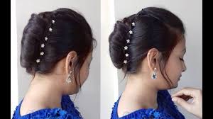 There are best hairstyle for long hair. Quick And Easy French Bun Simple Craft Ideas