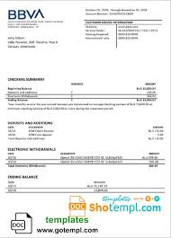 Find new bbva bonuses, promotions, and offers for checking and savings here.typical bbva promotions range from $50, $125, $200, $250, $400 in cash bonuses. Venezuela Bbva Bank Proof Of Address Statement Template In Word And Pdf Format Doc Statement Template Bank Statement Statement