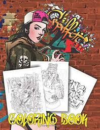 Aug 29, 2021 · printable street art graffiti coloring pages. Amazon Com Graffiti Coloring Book Stress Relief Coloring Books For Teens And Adults Unique Street Art Manga Tattoo Rapper And Graffiti Coloring Pages Large Print Dover Adult Coloring Book 9798560599003 Studio
