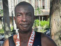 Ekesa runs in Midnight Marathon