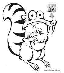 The spruce / wenjia tang take a break and have some fun with this collection of free, printable co. How About Coloring The Squirrel Scrat From Ice Age Movie While You Coloring Library