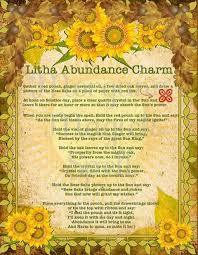 Litha is said to be one of the two times of year when the veil between worlds is the thinnest (the other being samhain.) according to legend, the fairies and forest spirits are especially active on the night of the summer solstice, and honey is favorite treat. Litha Midsummer Abundance Charm Litha Summer Solstice Book Of Shadows