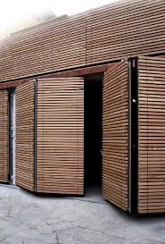 Xilo1934 Xilomoenia Wooden Ventilated Facade Garage Door Design Modern Garage Doors Garage Doors