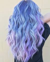 Capelli sfumati se li hai lunghi. New Hair Ombre Pastel Blue Cotton Candy 55 Ideas Hair Pins Capelli Colore Viola Colore Ombre Hair Colori Tinture Per Capelli