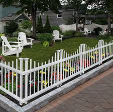 The posts need to be securely in place before connecting them with the vinyl fence sections. Zippity Outdoor Products 2 5 Ft H X 3 5 Ft W Washington Picket Vinyl Fencing Reviews Wayfair