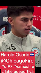 Entrevista con Harold Osorio, Mediocampista del Chicago Fire