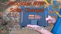 FlexSolar 40W Solar Charger