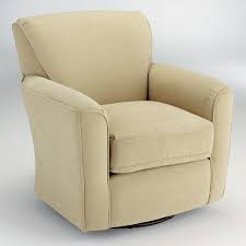 Comfortable and sturdy, these chairs come with high density memory foam cushions that have hypoallergenic stuffing, making them ideal for people who suffer from dust allergies. Best Home Furnishings Swivel Glide Chairs 2887 Kaylee Swivel Barrel Arm Chair Best Home Furnishings Upholstered Chairs