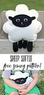 Sew A Stuffed Sheep Softie Free Pattern Sewing Stuffed Animals Hand Sewing Projects Sewing Projects For Kids