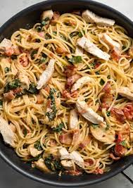 Tuscan Chicken Pasta Recipe Chicken Spaghetti Recipes Spaghetti Recipes Recipes