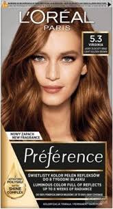 L'Oréal Préférence Permanent Haircolor 5.3 VIRGINIA LIGHT GOLDEN BROWN Hair  Dye
