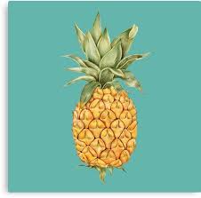 Summer Pineapple Canvas Print By Newburyboutique In 2021 Pineapple Illustration Pineapple Art Print Pineapple Art