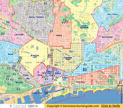 Barcelona is full of wonderful architecture, cultural attractions, alluring nightlife, gorgeous landscapes, sunny mediterranean seas, all with joyous. Interactive Barcelona Map Linked To Photos Of City