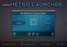 Conviértete en partner y vende tus . V2 Mini Metro Minecraft Launcher Minecraft Mod