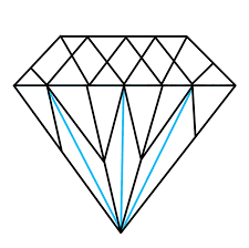 Diamond drawing diamond art diamond design diamond rings diamond gemstone diamond pencil drawings of animals animal sketches jewellery sketches jewelry drawing deer sketch. How To Draw A Diamond Really Easy Drawing Tutorial