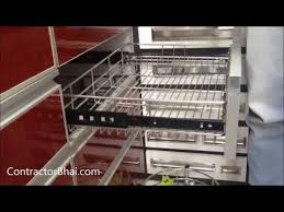 Kitchen Trolley Designs By Contractorbhai Com Kitchen Trolley Design Kitchen Trolley Kitchen Design Countertops