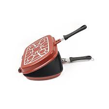 Kitchen Art Double Sided Pan Grilling Fish Omelette Flip Square Pan Red 11 Kitchen Art Grilled Fish Square Pan