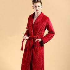 Découvrez notre gamme de peignoirs pour homme. Peignoir Rouge Rainures Homme Lepeignoir Fr Peignoir Mode Homme