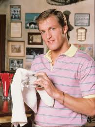 Woody Harrelson On The Show Cheers Haymitch S Younger Years Cheers Tv Show Cheers Tv Movie Stars