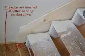 Tricks, finding angles, cutting, transitions. Stair Skirts Ana White