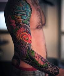 Mar 18, 2020 · the koi fish has profound meaning, according to japanese legend. Top 121 Japanese Sleeve Tattoo Ideas 2021 Inspiration Guide